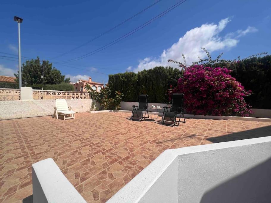 Bungalow In Calpe - Swimming Pool And Tennis Court Eksteriør billede